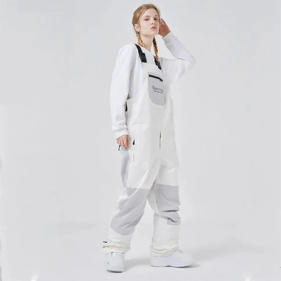 Hotian Colorblock Women Insulated Snow Snowboard Bibs