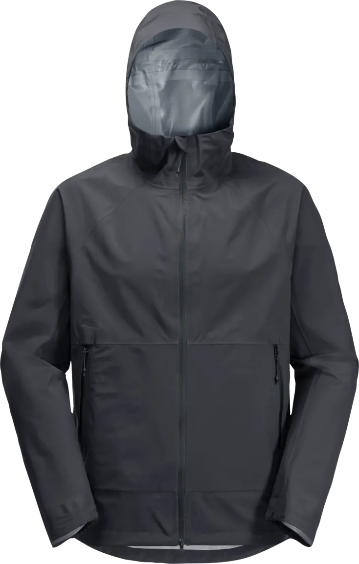 Jack Wolfskin Men&#x27;s Bike Commute Mono Jacket Phantom | Buy Jack Wolfskin Men&#x27;s Bike Commute Mono Jacket Phantom here | Outnorth