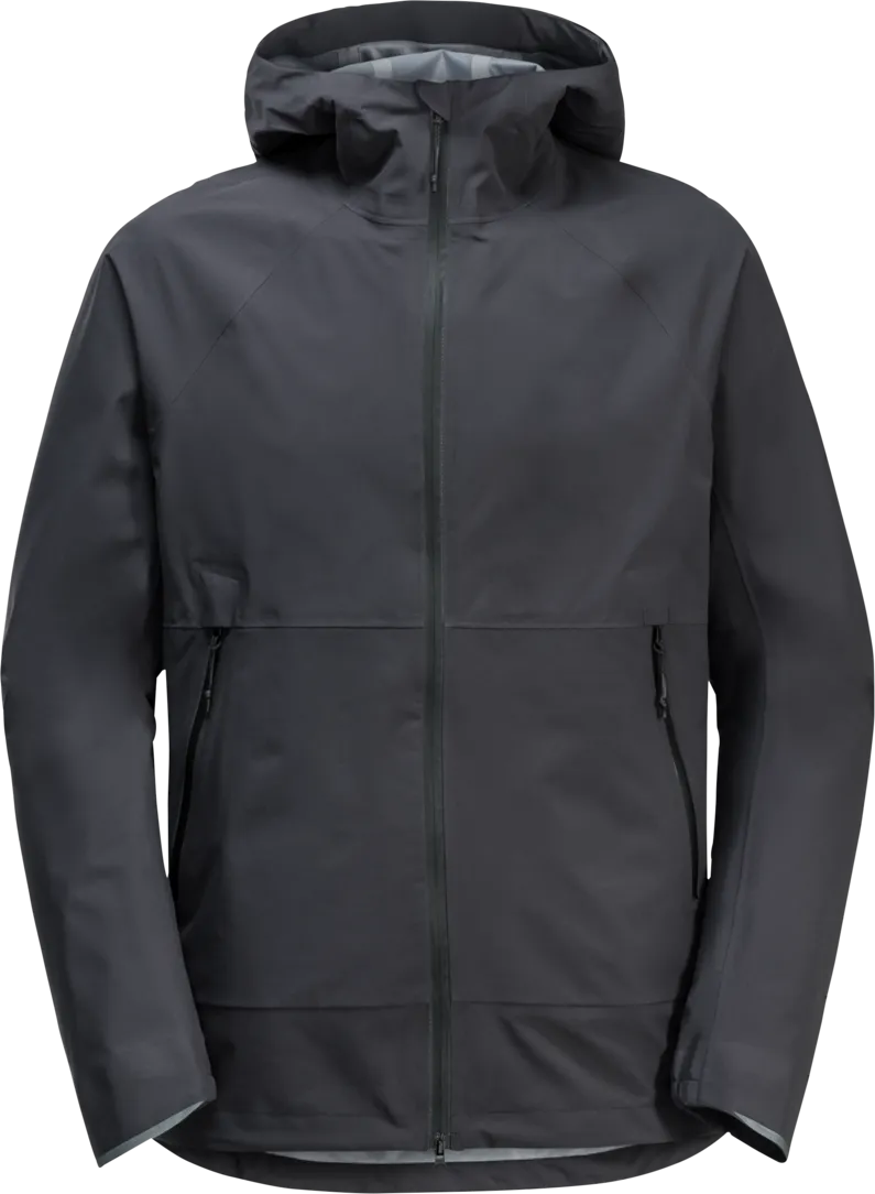 Jack Wolfskin Men&#x27;s Bike Commute Mono Jacket Phantom | Buy Jack Wolfskin Men&#x27;s Bike Commute Mono Jacket Phantom here | Outnorth