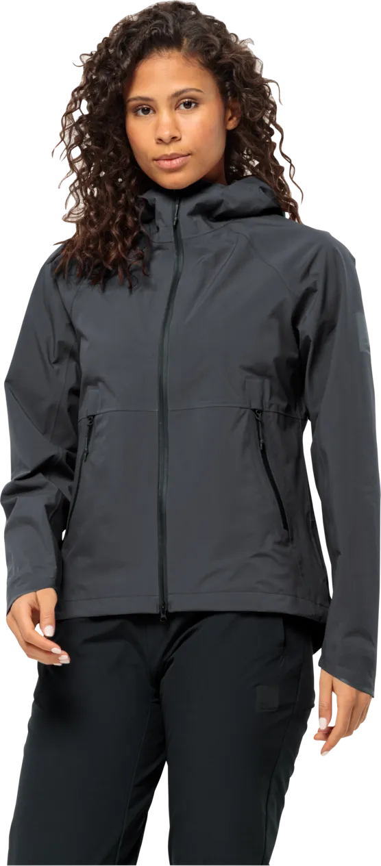 Jack Wolfskin Women&#x27;s Bike Commute Mono Jacket Phantom | Buy Jack Wolfskin Women&#x27;s Bike Commute Mono Jacket Phantom here | Outnorth