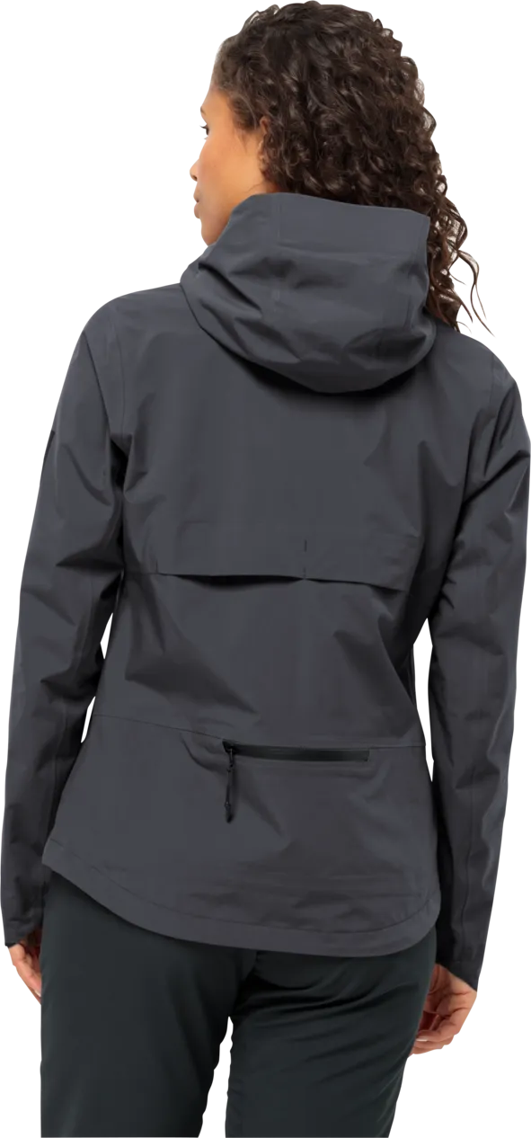 Jack Wolfskin Women&#x27;s Bike Commute Mono Jacket Phantom | Buy Jack Wolfskin Women&#x27;s Bike Commute Mono Jacket Phantom here | Outnorth
