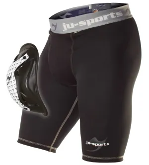 Ju Sports - Compression Base Shorts m. Motion Pro Flexcup - Sort