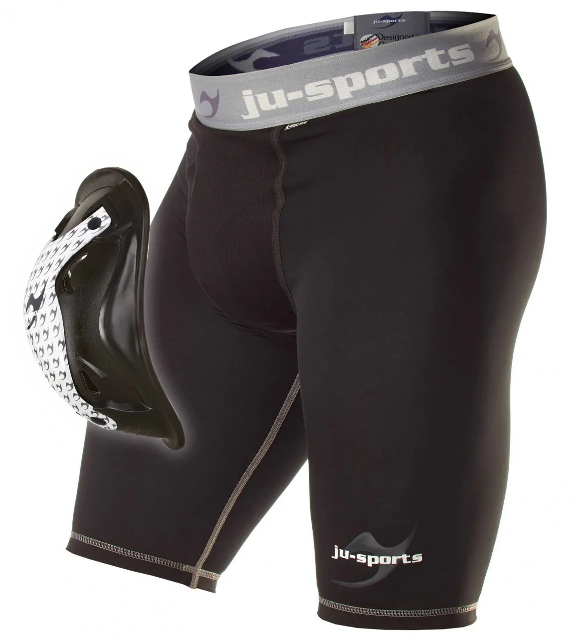 Ju Sports - Compression Base Shorts m. Motion Pro Flexcup - Sort