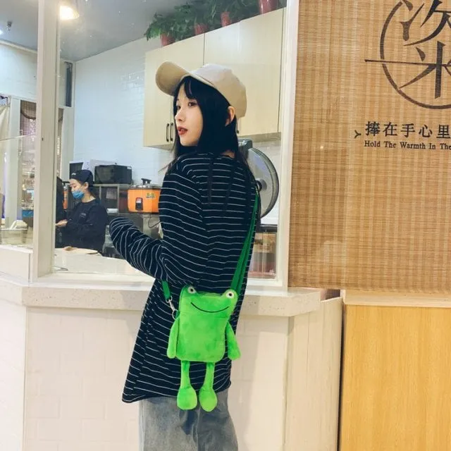 Kawaii Frog Small Round Bag