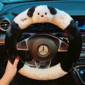 Kawaii Pochacco Steering Wheel Cover
