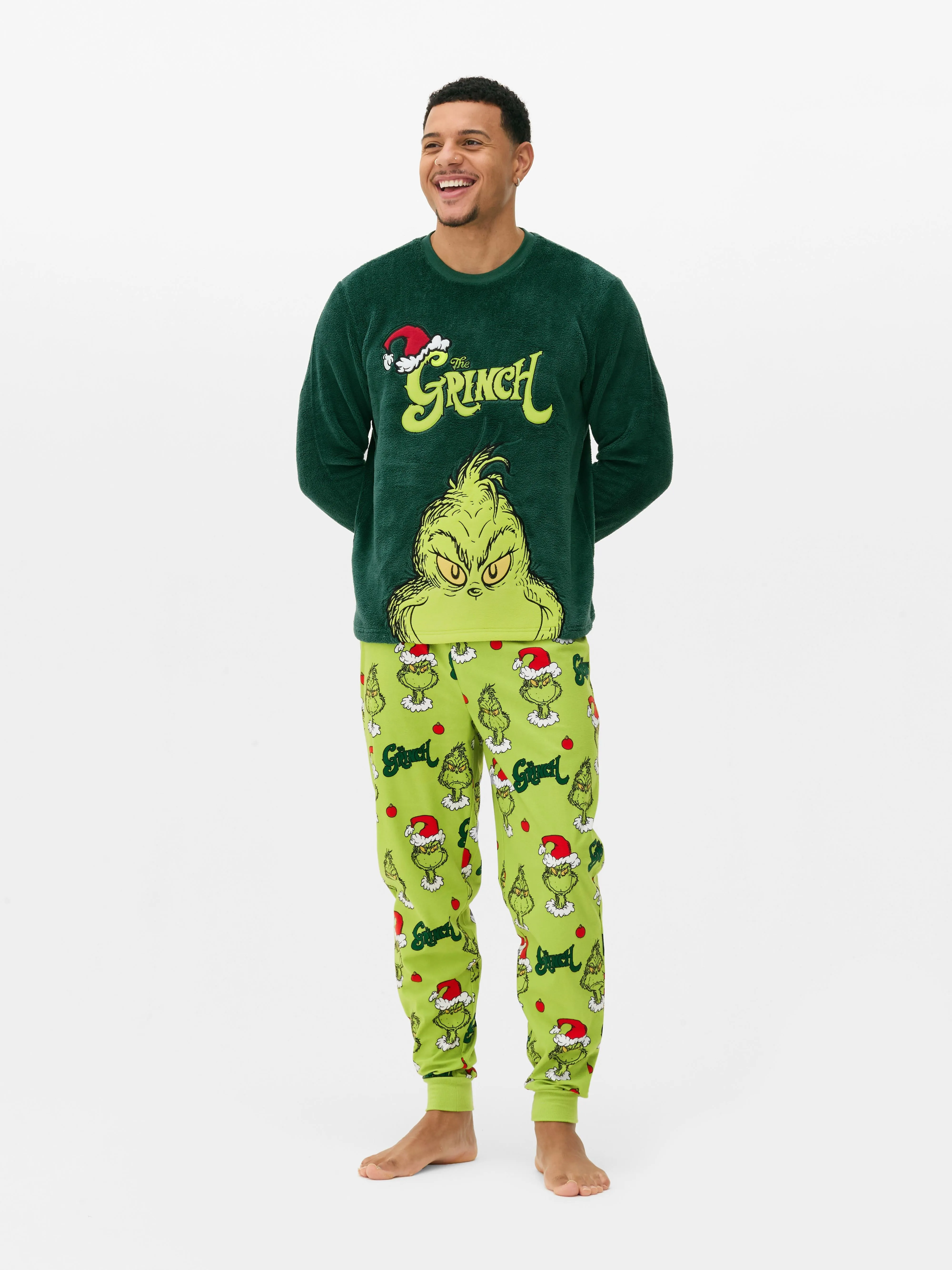 Kids The Grinch Fleece Pajamas