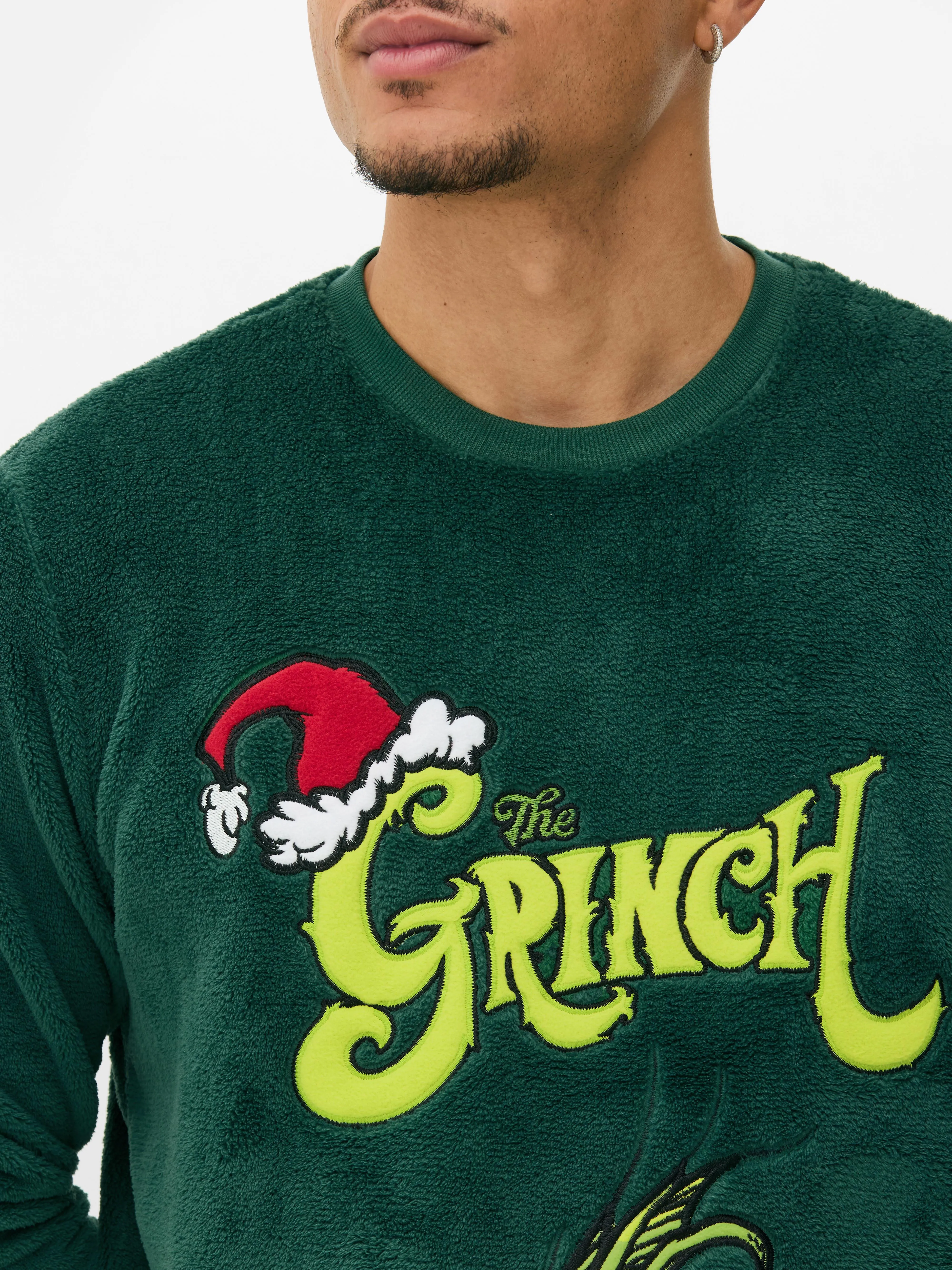 Kids The Grinch Fleece Pajamas