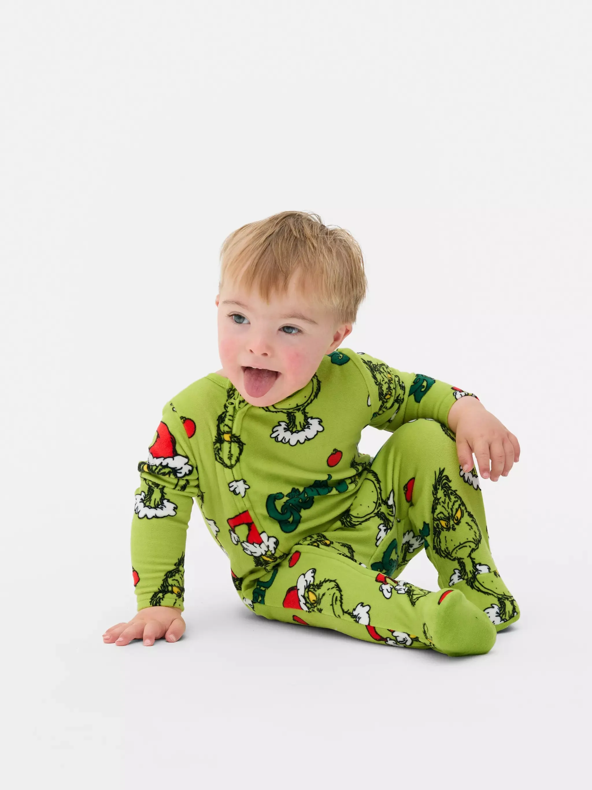Kids The Grinch Fleece Pajamas