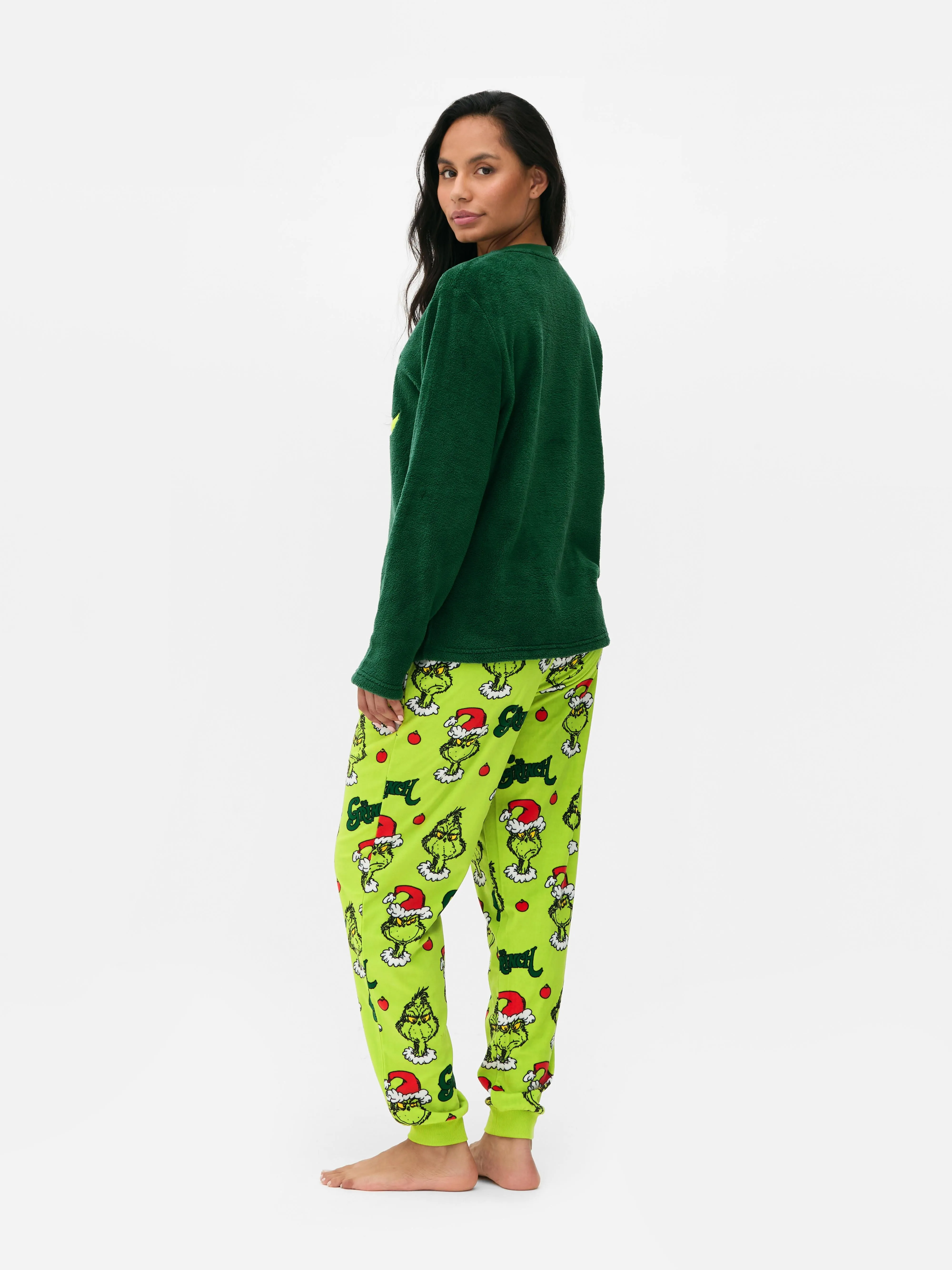 Kids The Grinch Fleece Pajamas