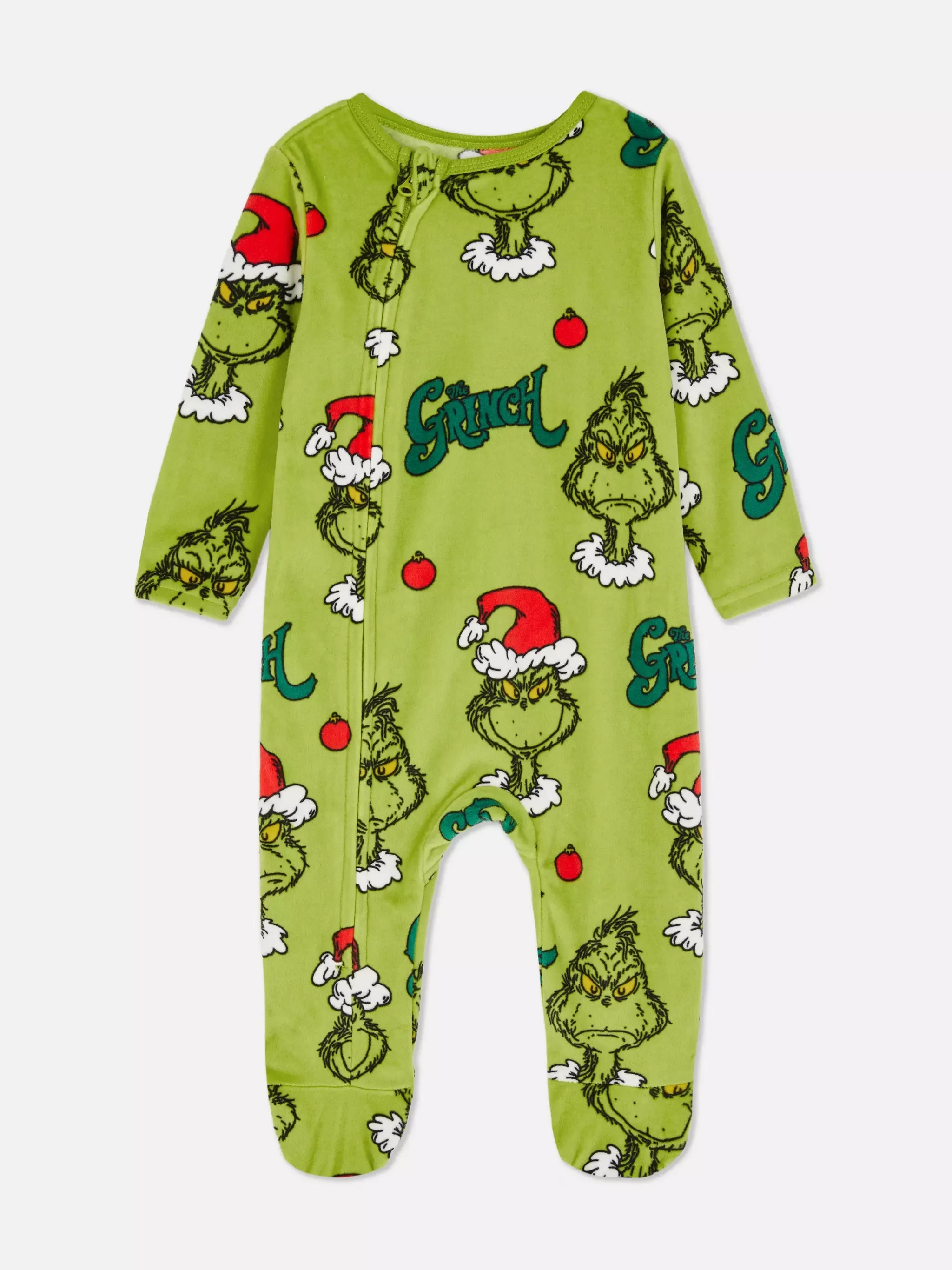 Kids The Grinch Fleece Pajamas