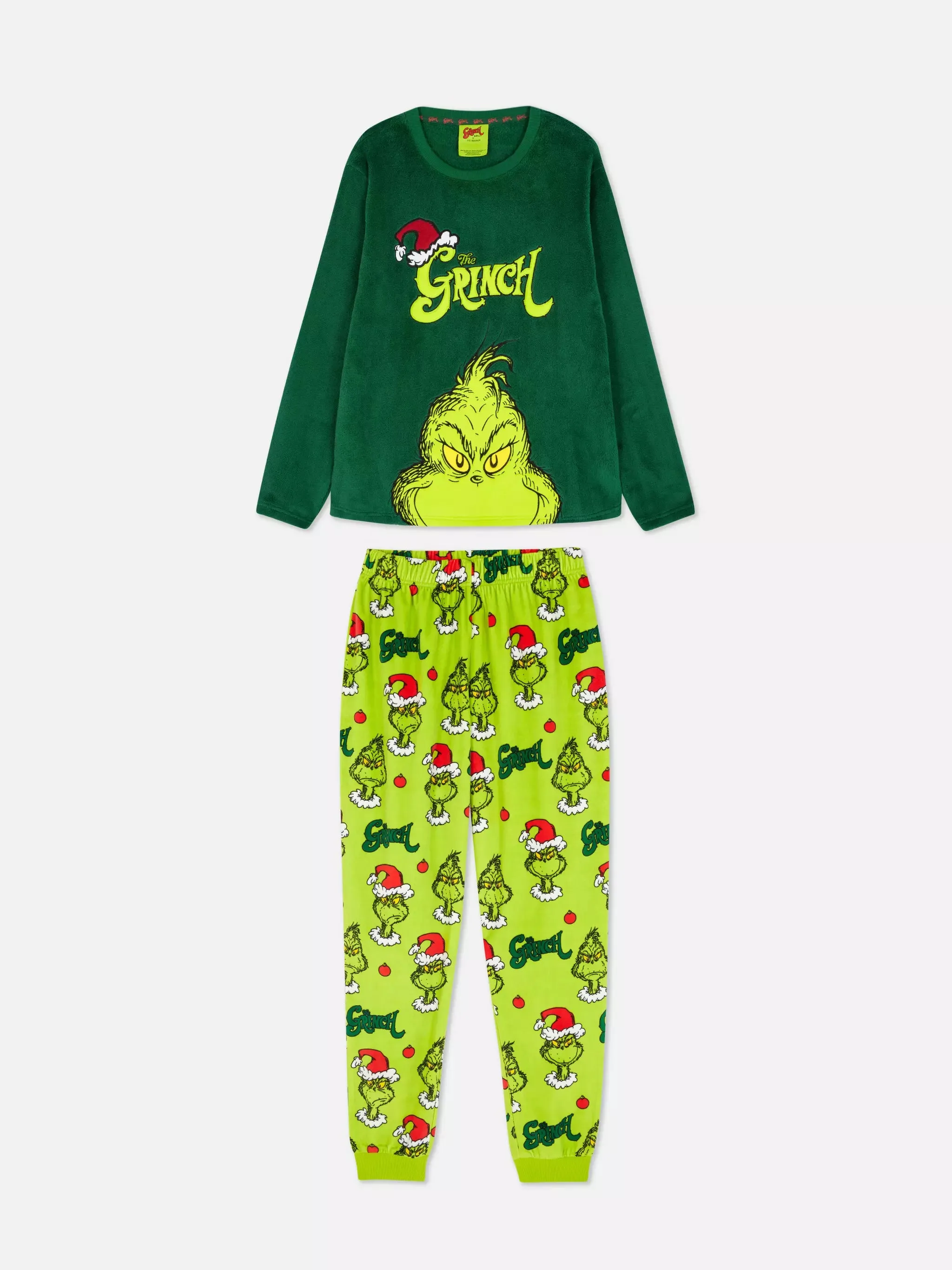 Kids The Grinch Fleece Pajamas