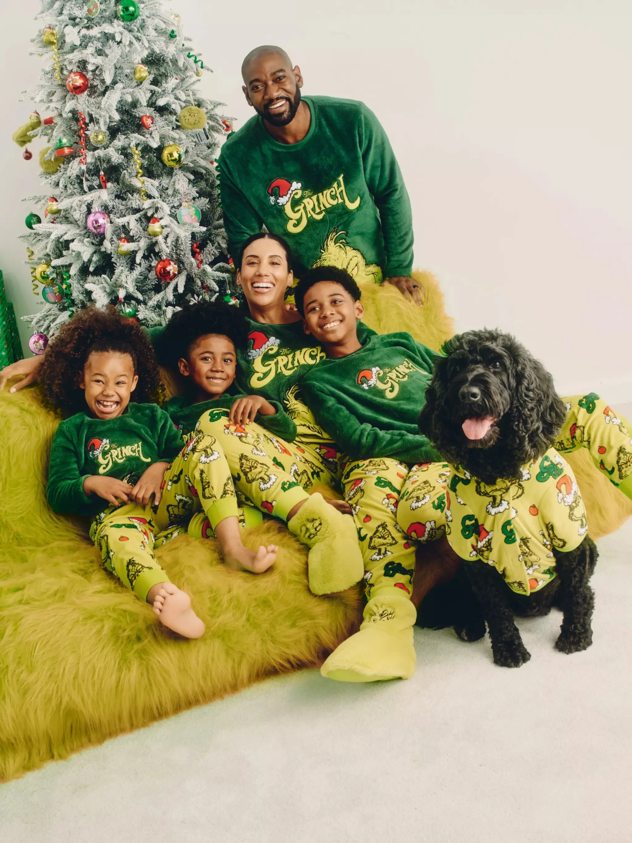 Kids The Grinch Fleece Pajamas
