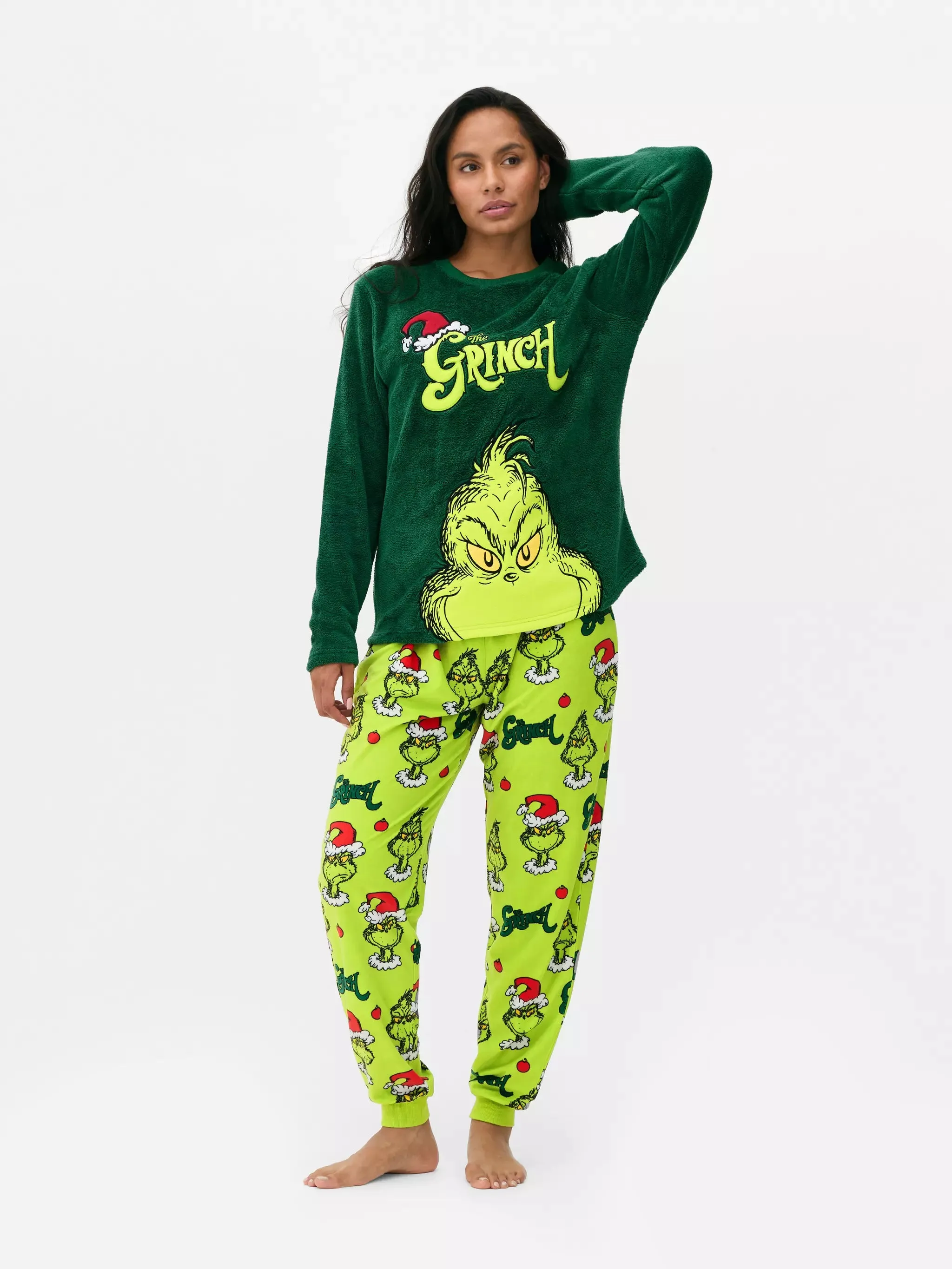 Kids The Grinch Fleece Pajamas