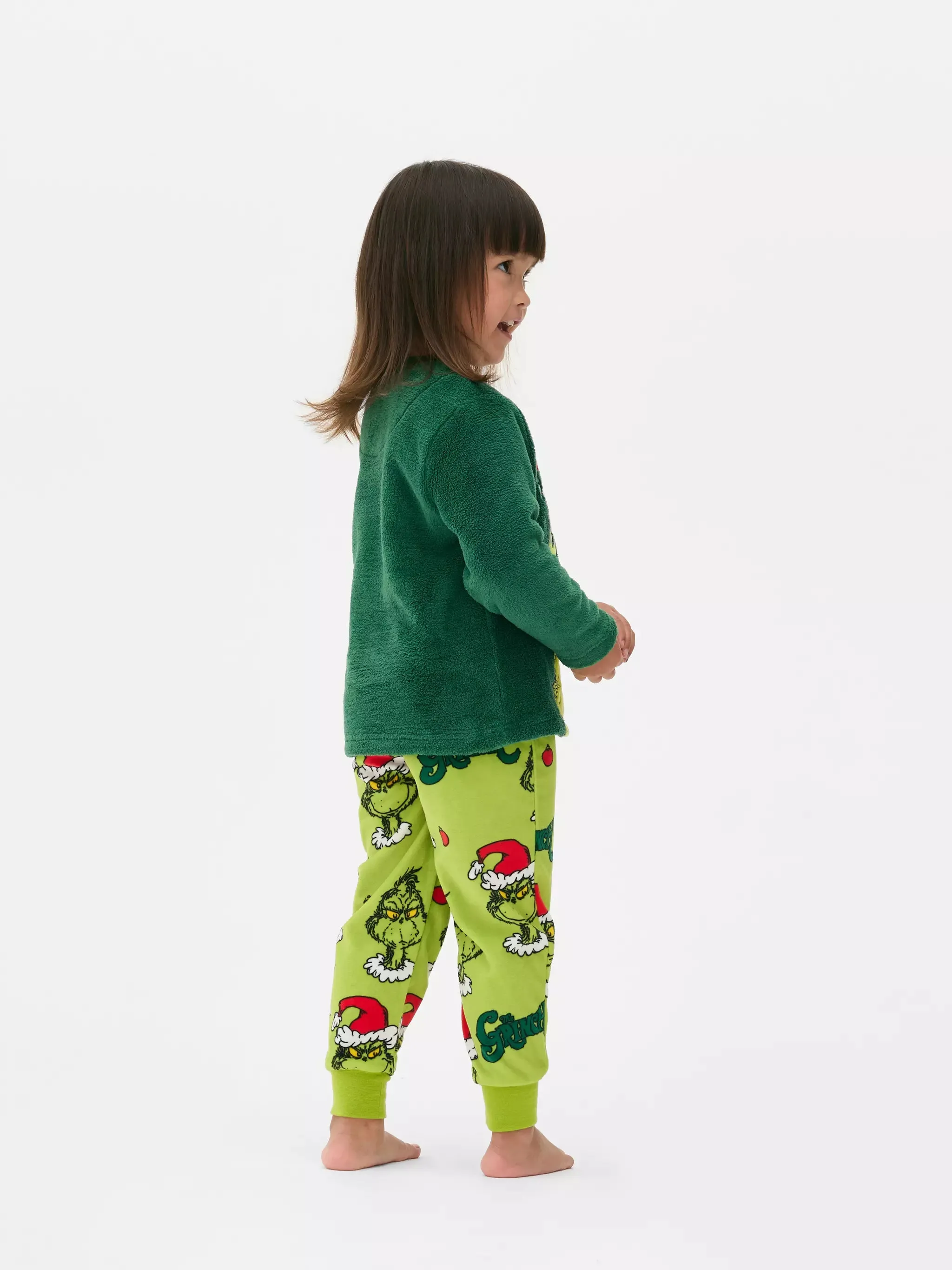 Kids The Grinch Fleece Pajamas