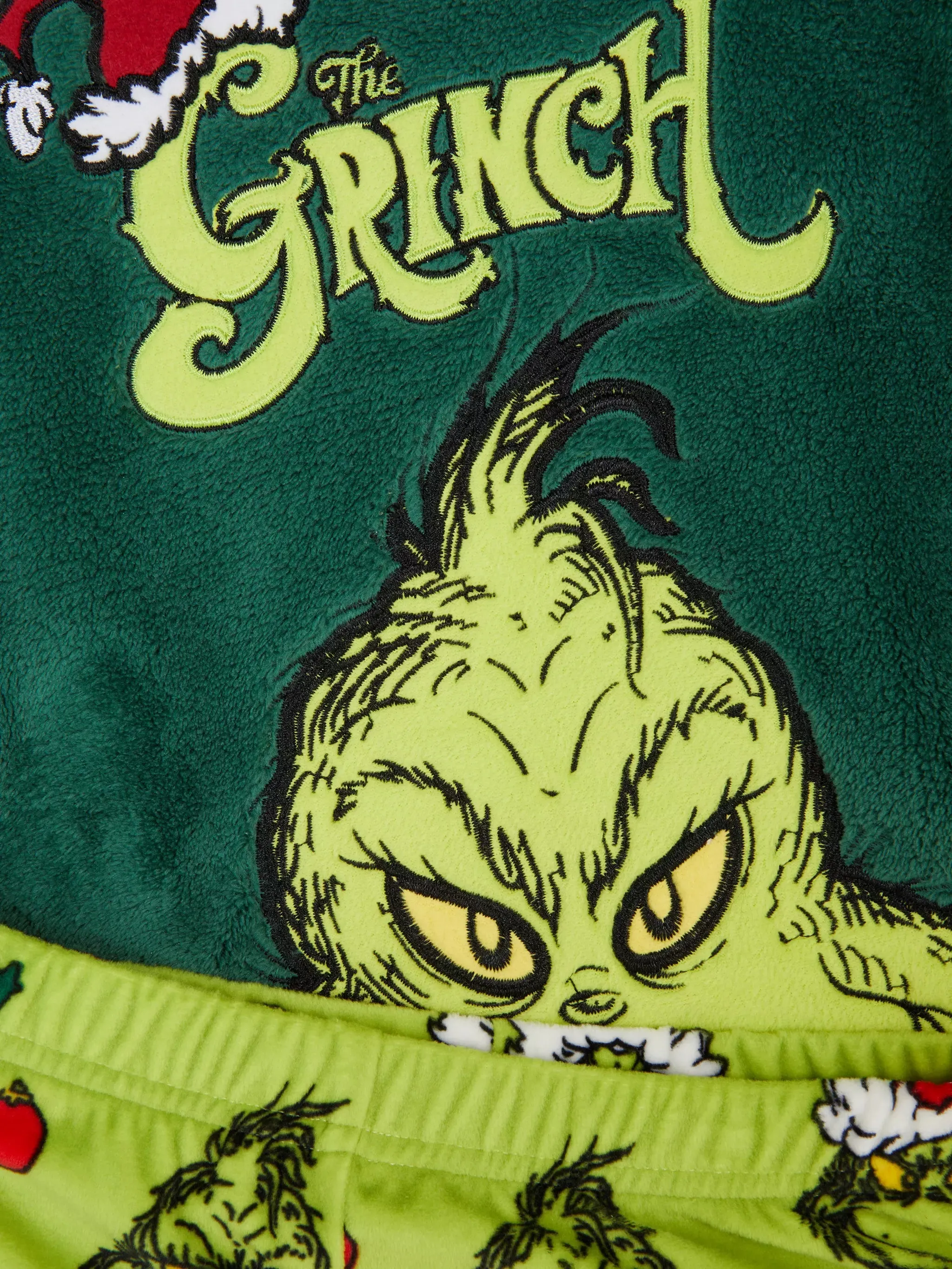 Kids The Grinch Fleece Pajamas
