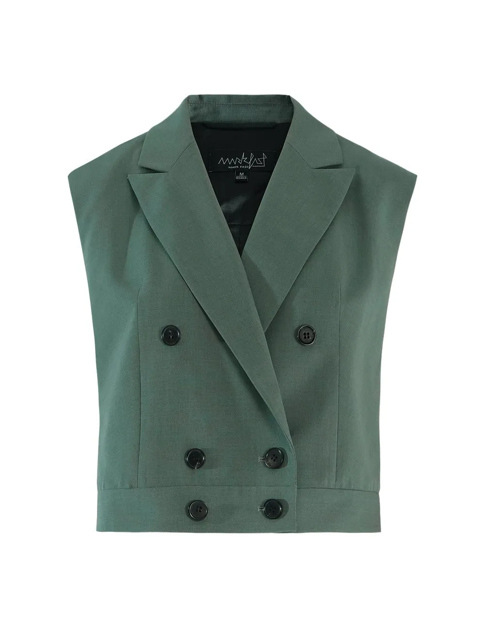 Krystal Green Suit Collar Loose Fit Jacket