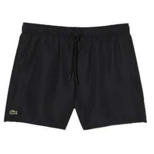 Lacoste Light Quick-Dry Swim Shorts - Black/Green