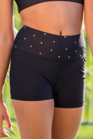 Legendary Compression Short in Black Crystal
