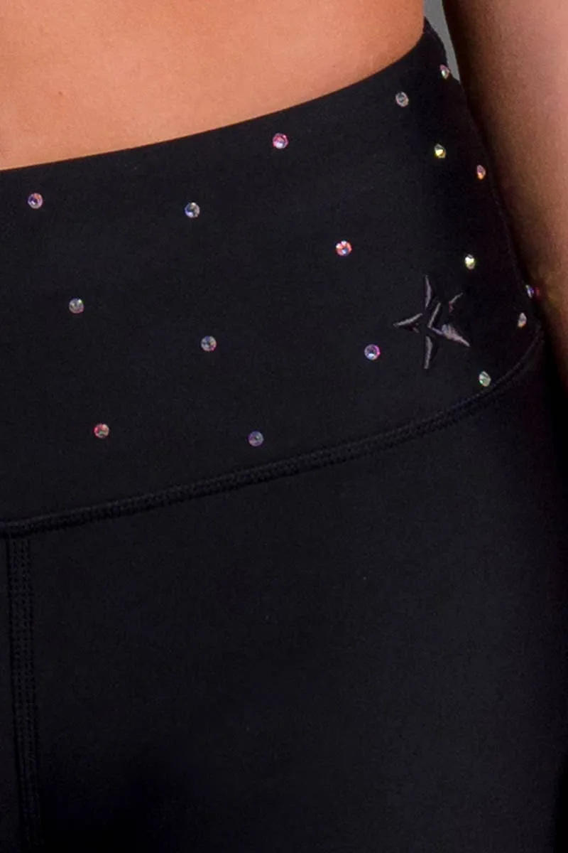 Legendary Compression Short in Black Crystal