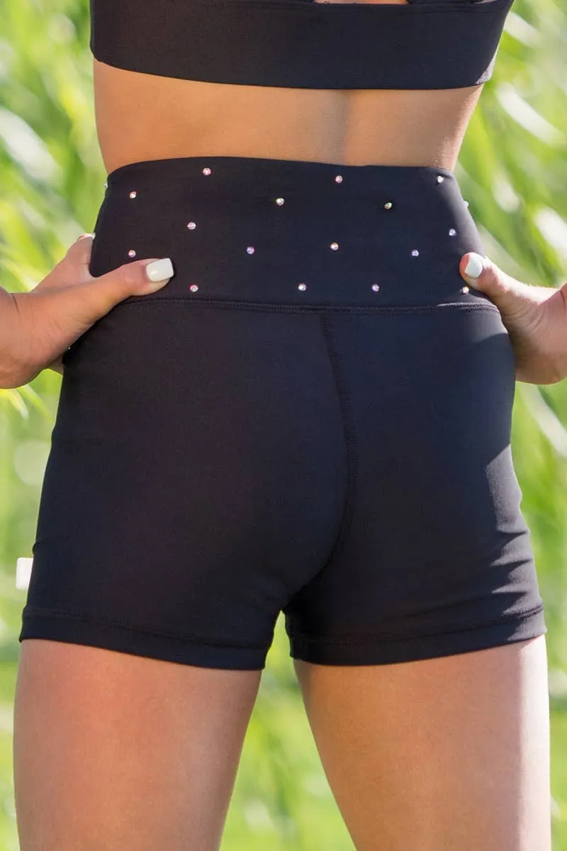 Legendary Compression Short in Black Crystal