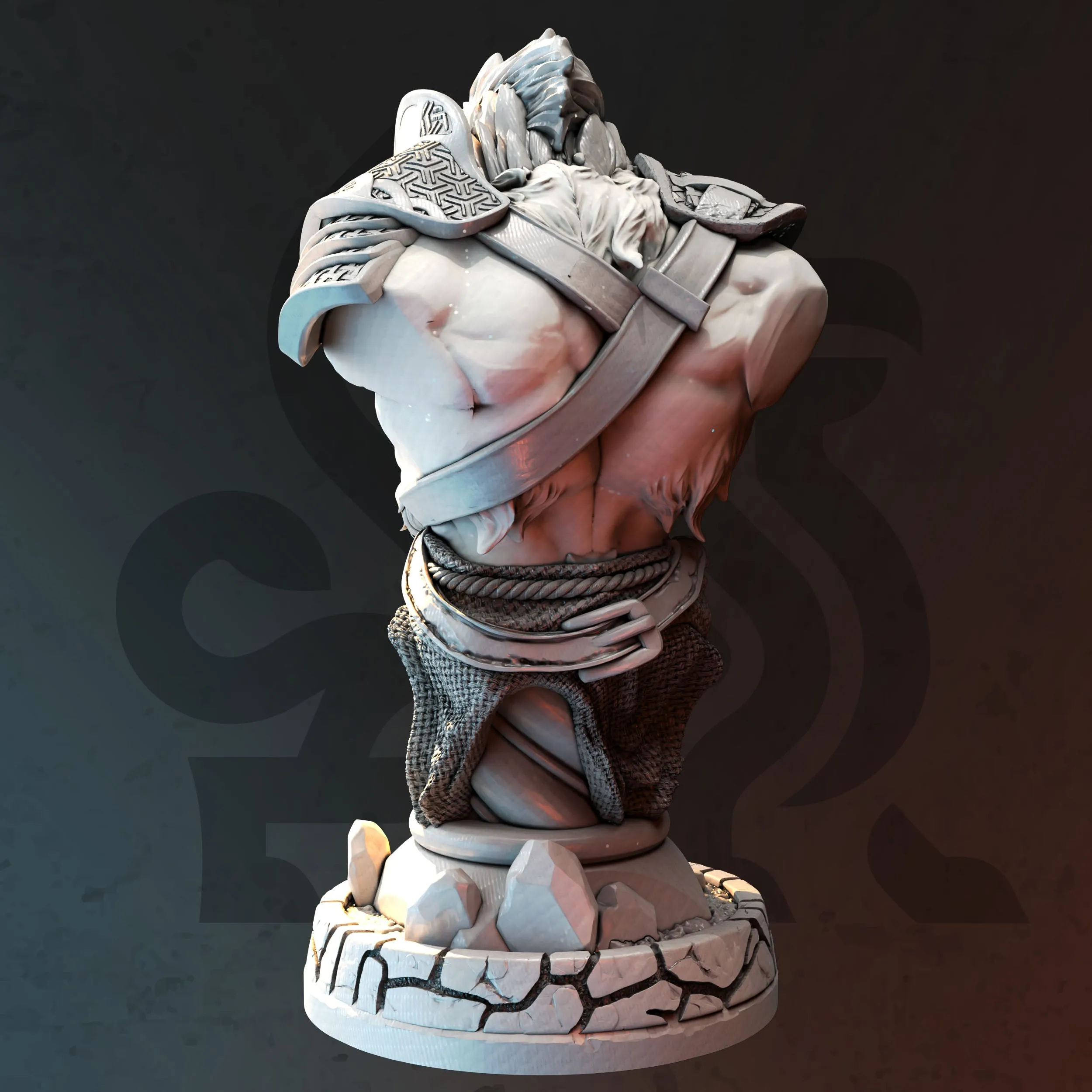 Lion-folk Barbarian BUST - Ezeqial