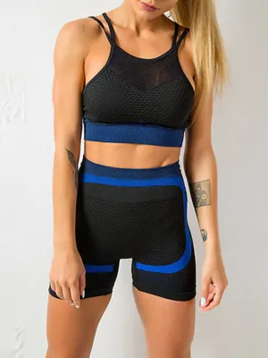 Luna Quick Dry Women's Gym Shorts Top Set