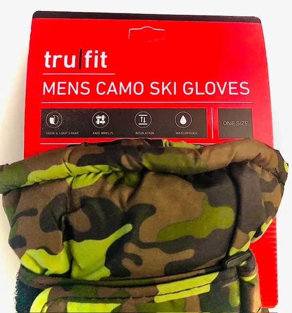 MEN'S CAMO SKI GLOVES SALE!