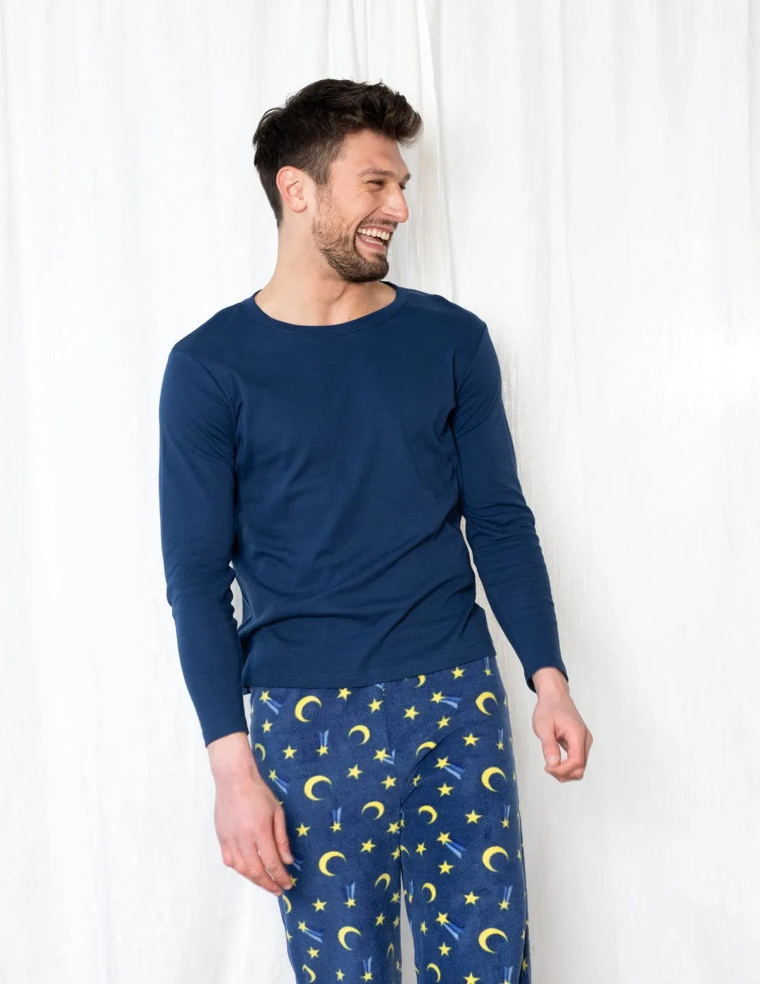 Mens Fleece Moon Set