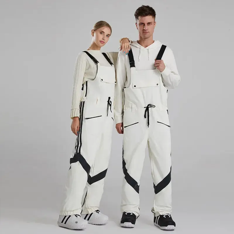 Mens Reflective Snow Bibs & Pants