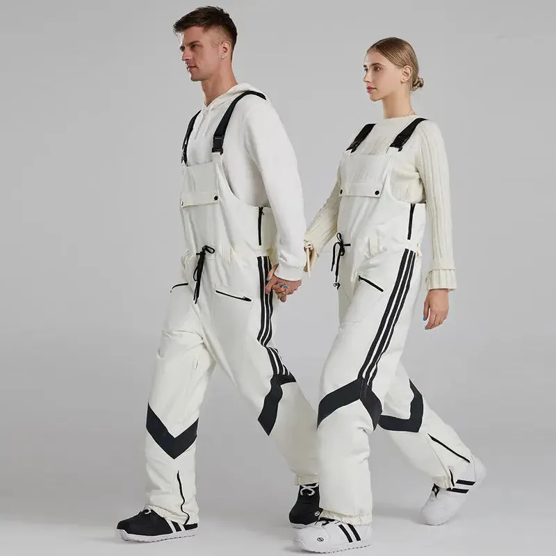 Mens Reflective Snow Bibs & Pants