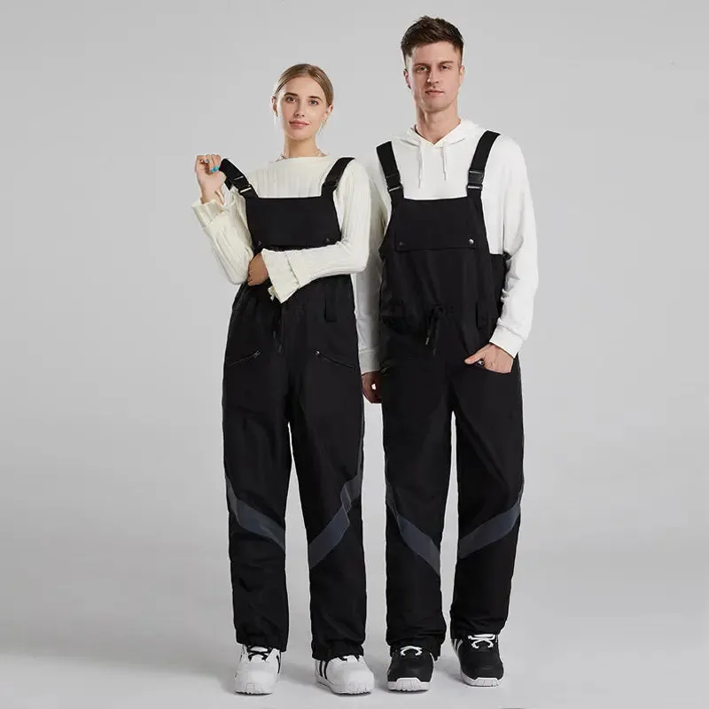 Mens Reflective Snow Bibs & Pants