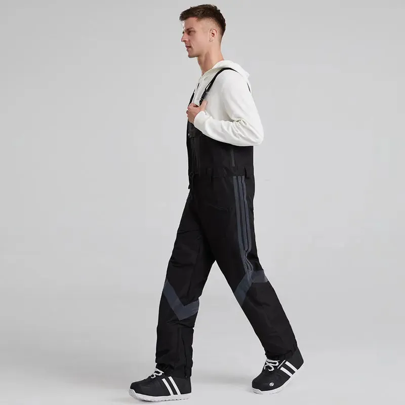 Mens Reflective Snow Bibs & Pants