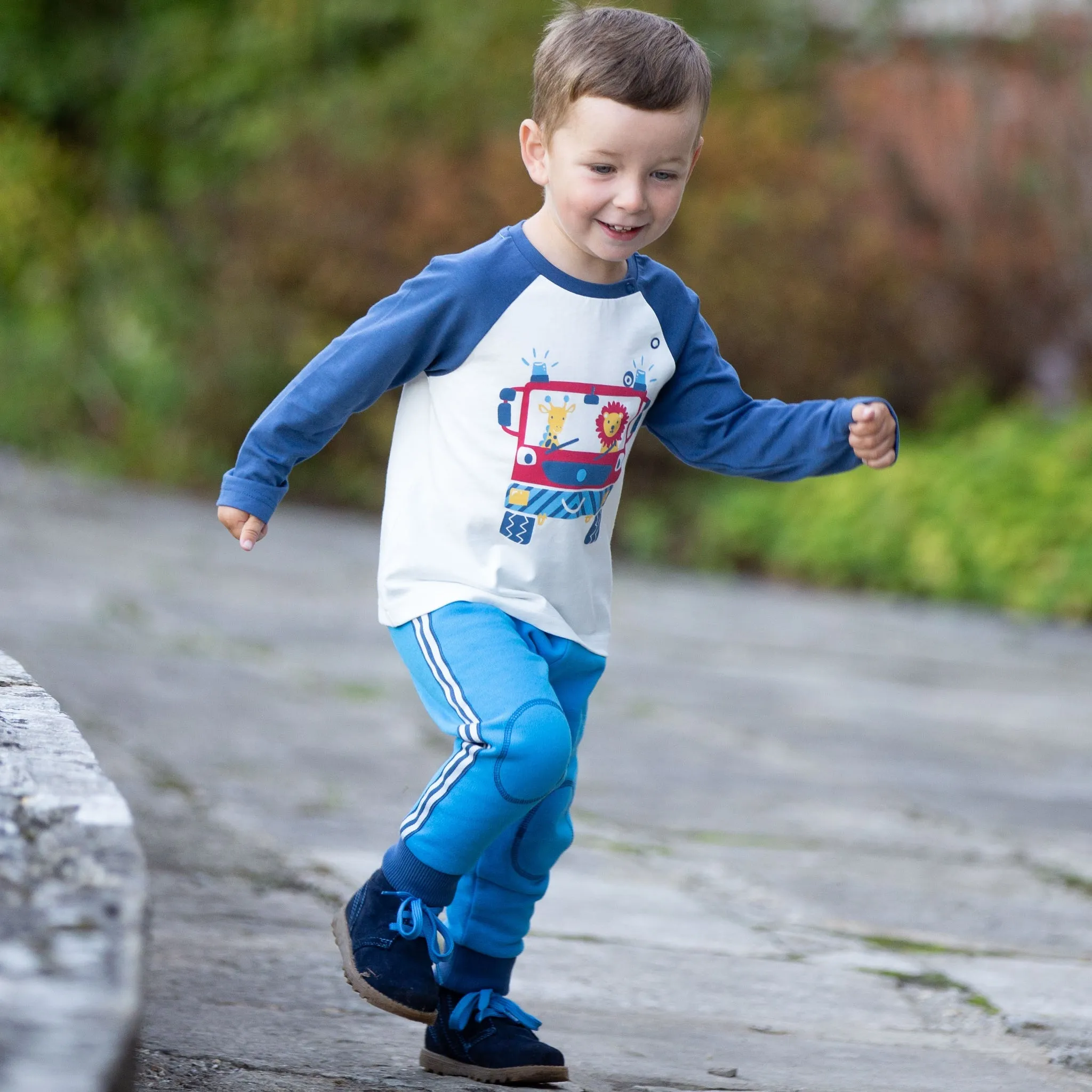 Mini side stripe joggers