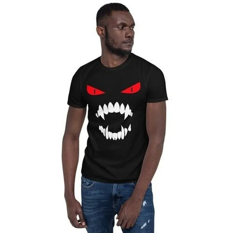 Monster Lurking in the Dark: Unisex Halloween T-Shirt