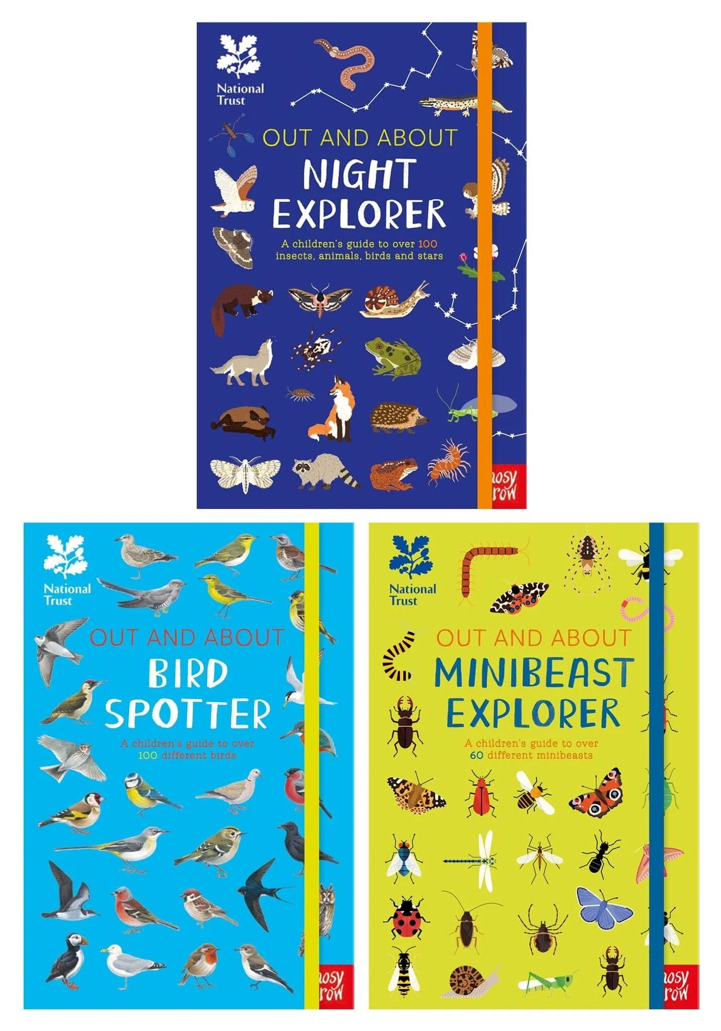National Trust: Out and About Explorer 3 Books Collection Set - Ages 8-12 - Hardback