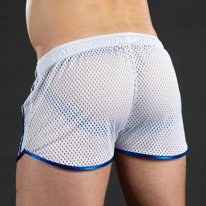 New Gym Men Sport Running Shorts Quick Dry grid