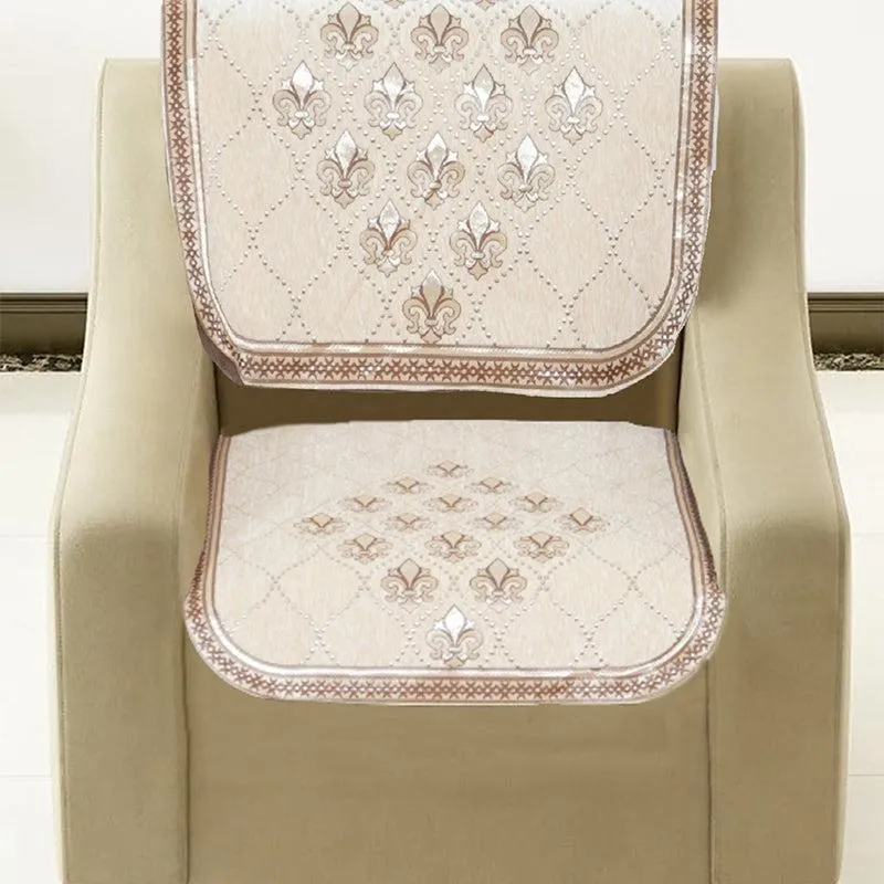Nidha Sofa Cover (Off White) - Set Of Ten