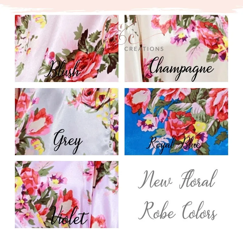 Personalized Satin Robes for Bridal Party Gifts, Robes for Bridesmaid, Getting Ready Robes