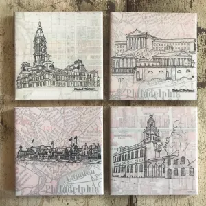 Philadelphia Coaster Set
