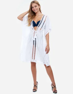Profile Tutti Frutti Kaftan Dress - White