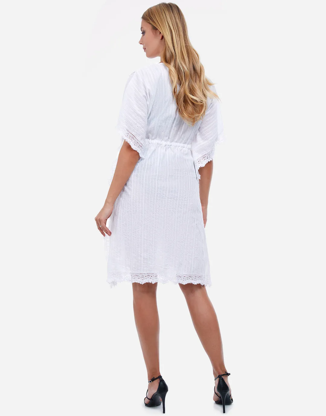 Profile Tutti Frutti Kaftan Dress - White