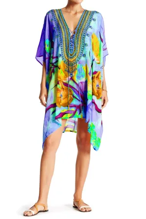 Purple Kaftan Ladies Dress