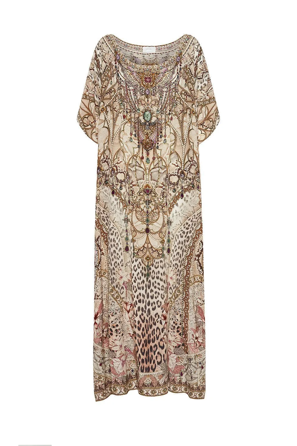 Round Neck Kaftan- All Is Nouveau