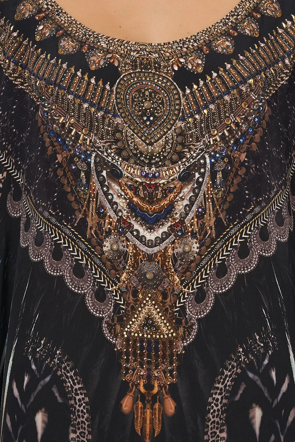 Round Neck Kaftan- Quechua King
