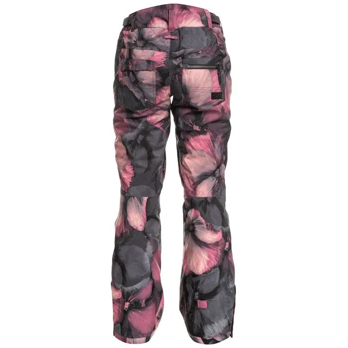 Roxy Nadia Printed Pant True Black Pansy Pansy