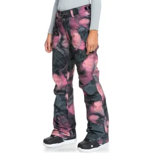 Roxy Nadia Printed Pant True Black Pansy Pansy