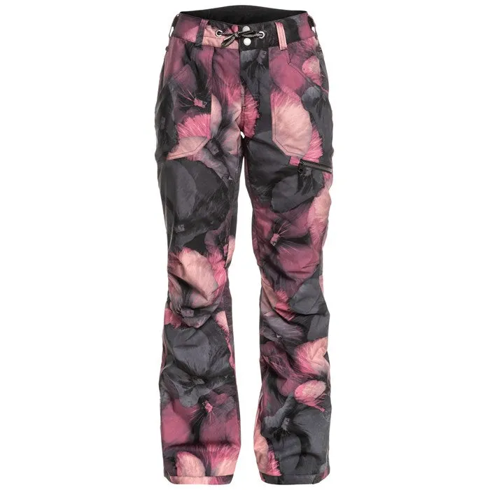 Roxy Nadia Printed Pant True Black Pansy Pansy