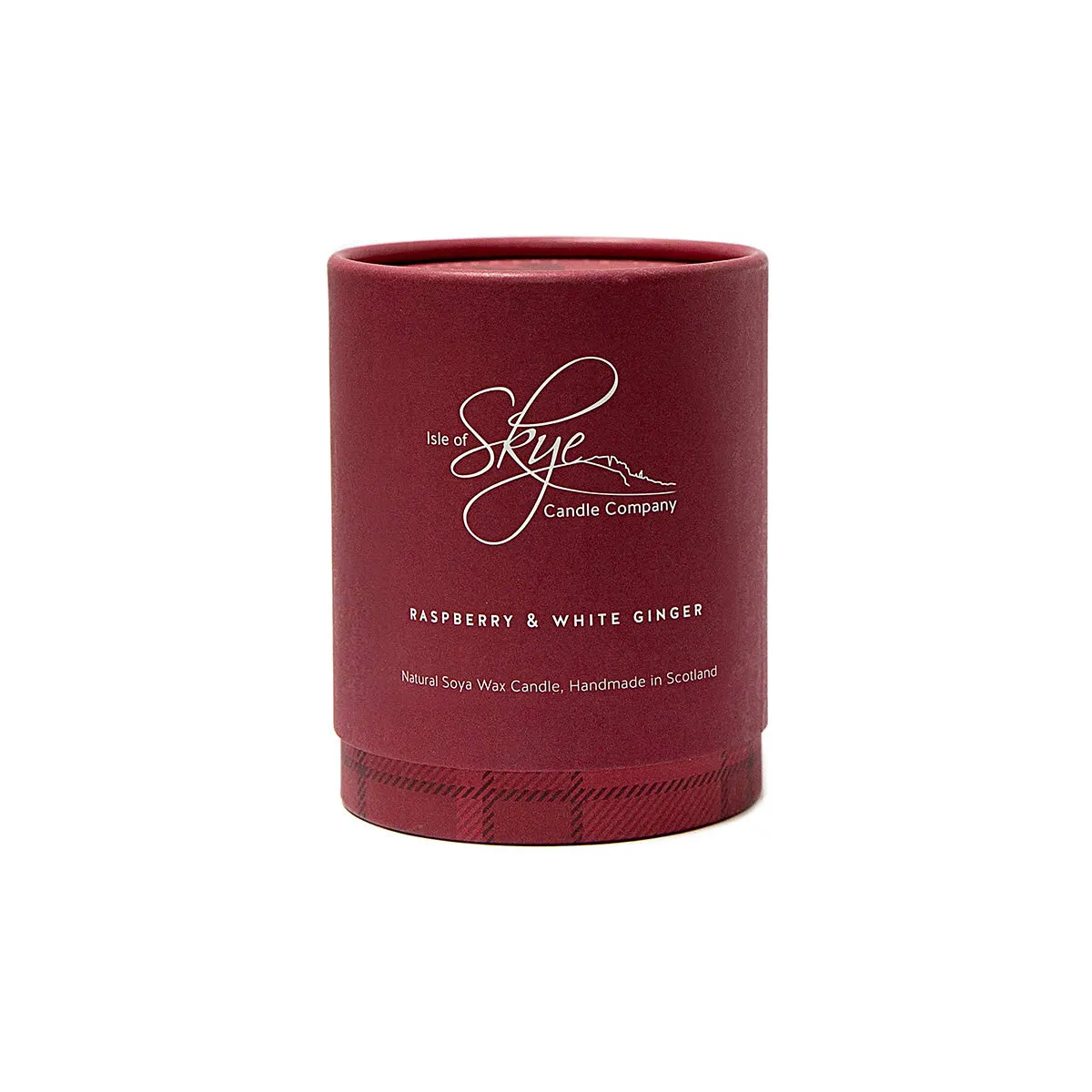 Scottish Collection Candle - Raspberry and White Ginger