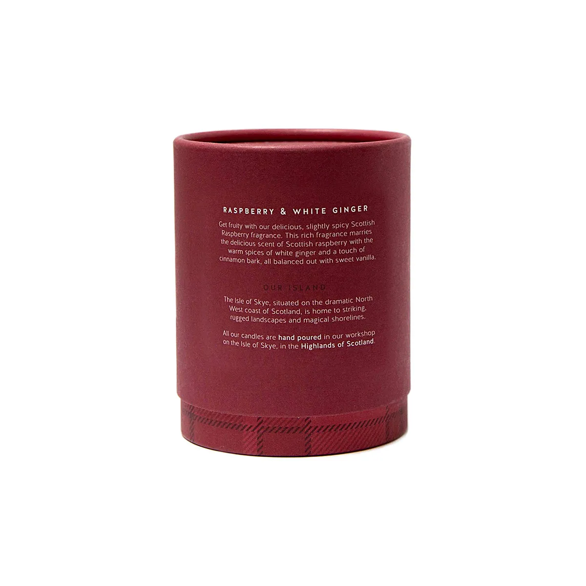 Scottish Collection Candle - Raspberry and White Ginger