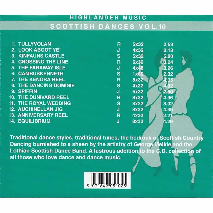 Scottish Dances Vol 10 - George Meikle & The Lothian Scottish Dance Band